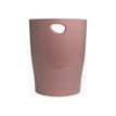 9002493453388-Exacompta Skandi - Corbeille à papier 15L - vieux rose-Avant-0