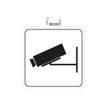 3130630670322-Exacompta - Pictogramme - surveillance vidéo - 200 x 200 mm - blanc-Avant-0