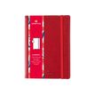 3108724521133-Oberthur Carmen - Carnet de notes A6 - rouge-Avant-0
