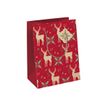 5033601497738-Clairefontaine Lovely Home Pocket - Sac cadeau rouge - 17 cm x 6 cm x 22 cm-Angle gauche-0