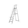 3700092278277-Escabeau - 8 marches - gris et noir-Angle droit-0