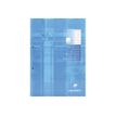 3329680058154-Clairefontaine - Bloc de cours A4 - perforé 2 trous - 200 pages - petits carreaux avec marge-Avant-0
