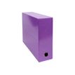 Exacompta Iderama - Overdrachtshoes - 90 mm - A4 - voor 800 vellen - paars
