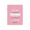 3700572716183-Kiub Typography - Carnet de notes A5 - 60 pages - La vie c'est comme une bicyclette-Avant-0