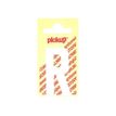 8711234242174-Pickup - Étiquette autocollante - 150 mm - Lettre R - blanc mat-Avant-0