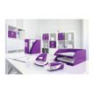 4002432103058-Leitz WOW NeXXt 5008 - Perforateur - 30 feuilles - métal - violet métallisé-Angle droit-2