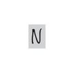 8711234003676-Pickup Déco Lynn - Étiquette autocollante 120 mm - Lettre N - noir-Avant-0