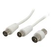3700224739706-MCL Samar - rallonge de câble d'antenne 9,5mm (M)/(F) + adaptateur (M)/(M) - 10 m-Angle droit-0