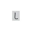 8711234003652-Pickup Déco Lynn - Étiquette autocollante 120 mm - Lettre L - noir-Avant-0
