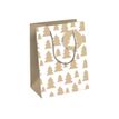 5033601497820-Clairefontaine Lovely Home Green Pocket - Sac cadeau blanc - 17 cm x 6 cm x 22 cm-Angle gauche-0