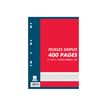 3020129864137-Cambridge - feuilles simples A4 - 400 pages - grands carreaux - perforées-Avant-0