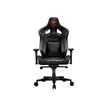 4715302441715-Fauteuil gamer Armor Titan - accoudoirs réglables - noir-Avant-1