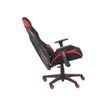 3701338800702-Fauteuil gamer POPER-M - accoudoirs réglables - noir et rouge-Gauche-6