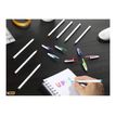 3086123494732-BIC Cristal UP - 20 Stylos à bille - noir - pointe moyenne (1,2 mm)-Angle gauche-3