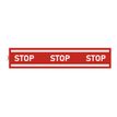 3130630670179-Exacompta - Pictogramme bande de message stop - 1000 x 200 mm - rouge-Avant-0