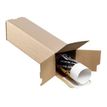 Master'in Performance - postkoker - 10.5 cm x 10.5 cm x 43 cm - bruin - pak van 10