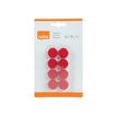 5028252139915-Nobo aimant - 2 cm de diamètre - rouge (pack de 8)-Avant-4