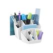 3462159017334-Protect by CEP - Multipot à crayons 8 compartiments - blanc-Angle gauche-0