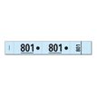 3130630966029-Exacompta - 20 Carnets de 50 tickets de vestiaire 3 volets - 30 x 200 mm - numéroté - bleu-Gros plan-2