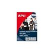 8410782122524-Apli Agipa - 540 badges adhésifs sur textile - 63.5 x 29.6 mm-Avant-0