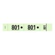 3130630966074-Exacompta - 20 Carnets de 50 tickets de vestiaire 3 volets - 30 x 200 mm - numéroté - vert-Avant-1