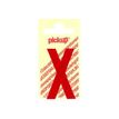 8711234243232-Pickup - Étiquette autocollante - 150 mm - Lettre X - rouge brillant-Avant-0