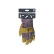 3295249183530-Delta Plus - Gants de protection Docker - Taille 10 - cuir croûte de bovin - marron-Avant-0