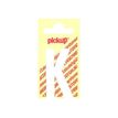 8711234222107-Pickup - Étiquette autocollante - 90 mm - Lettre K - blanc mat-Avant-0