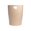 9002493453319-Exacompta Skandi - Corbeille à papier 15L - nude-Avant-0