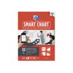 4006140028474-Oxford SmartChart - Recharge pour paperboard - 20 feuilles repositionnables Scribzee-Avant-0