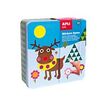 8410782139508-Apli - Jeu de gommettes renne - kit de travaux créatifs-Angle gauche-1