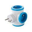 3760110684190-WATT & CO - multiprise triplite rotative - blanc/bleu-Angle droit-0