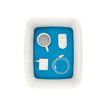 4002432116485-Leitz MyBox - Boîte de rangement format moyen - blanc/bleu-Haut-4