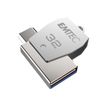 3126170158178-Emtec Mobile & Go T250B micro-USB - clé USB 32 Go - USB 2.0-Angle droit-0