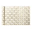 3329682238301-Clairefontaine Knalt - emballage cadeau - 35 cm x 5 m - blanc floral - papier kraft - 1 roulea-Gros plan-5