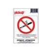 Pickup - Pictogramme - Interdiction de vapoter - 100 x 100 mm