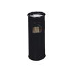29262694-Durable - Corbeille à papier 17L + cendrier sable - noir-Avant-0