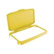 4005546108933-Durable - Couvercle de poubelle 60L - jaune-Angle gauche-0