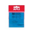 8410782195719-Apli - Notes adhésives - 50 feuilles - 75 x 75 mm - transparentes bleu-Avant-0