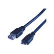 3700224751944-MCL Samar - câble USB 3.0 OTG type A (F) vers micro USB  type B (M) - 1 m-Angle droit-0