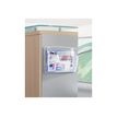 3462159003429-CEP ReCeption - Corbeille murale magnétique - transparente-Angle gauche-2