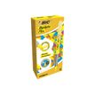 BIC Marking Highlighter Flex - Markeerstift - geel - kleurinkt op waterbasis - 1-4.3 mm - pak van 12