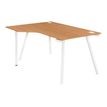 Gautier office Sunday - Tafel - rechthoekig gebogen (links) - walnoot