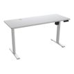 Cougar ROYAL MOSSA - Bureau gaming assis/debout - réglage électrique - L150 cm - blanc