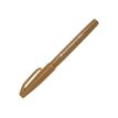Pentel Arts Touch Sign Pen - Borstelpen - oker - inkt op waterbasis - 0.3-0.7 mm