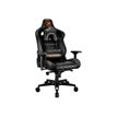 4715302441715-Fauteuil gamer Armor Titan - accoudoirs réglables - noir-Angle gauche-2