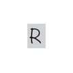 8711234003713-Pickup Déco Lynn - Étiquette autocollante 120 mm - Lettre R - noir-Avant-0