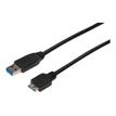 4016032283287-ASSMANN - câble USB 3.0 type A (M) vers Micro-USB de type B (M) - 1 m-Angle droit-0