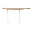 3483600857101-Extension demi-lune pour bureau YES ! - Pieds blancs - Chêne-Angle droit-0