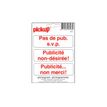 Pickup - Pictogramme - Publicité interdite